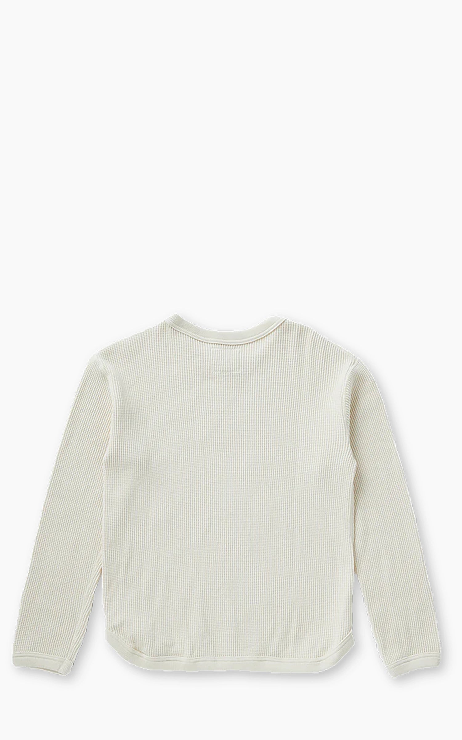 Fullcount 5964-22 Heavyweight Waffle Longsleeve T-Shirt Ecru