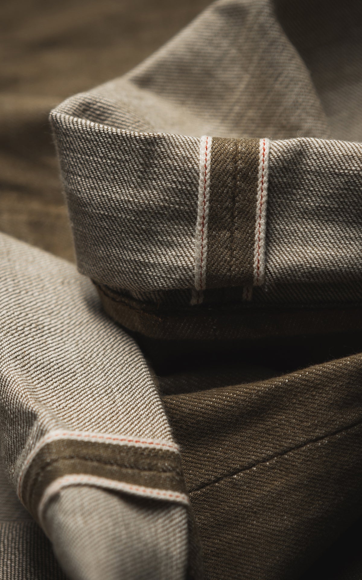 Fullcount 0105OD Wide Selvedge Denim Olive Drab