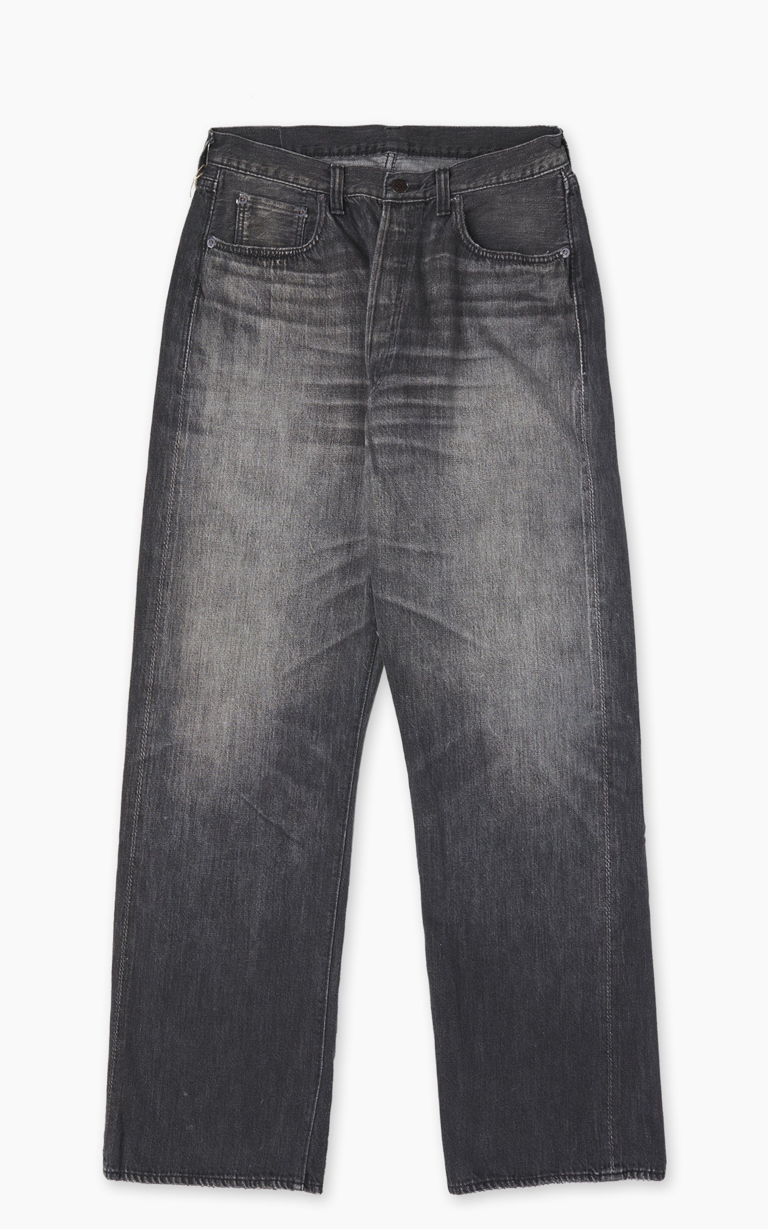 Fullcount 0105BKSSHW Wide Super Smooth Selvedge Denim Dartford Black