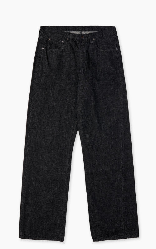 Fullcount 0105BKSS Wide Black Selvedge Super Smooth Denim Black 11.5oz