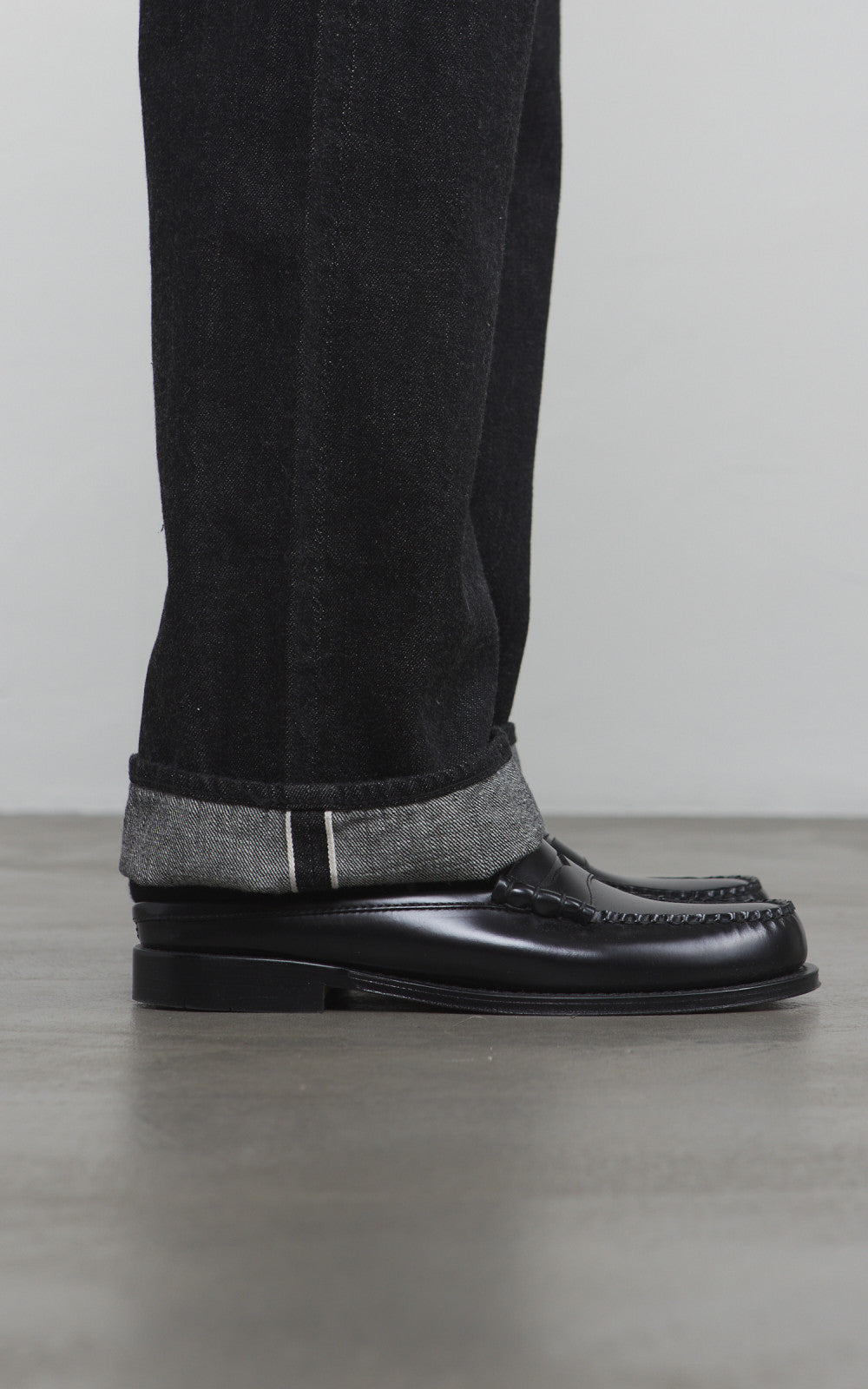 Fullcount 0105BKSS Wide Black Selvedge Super Smooth Denim Black 11.5oz