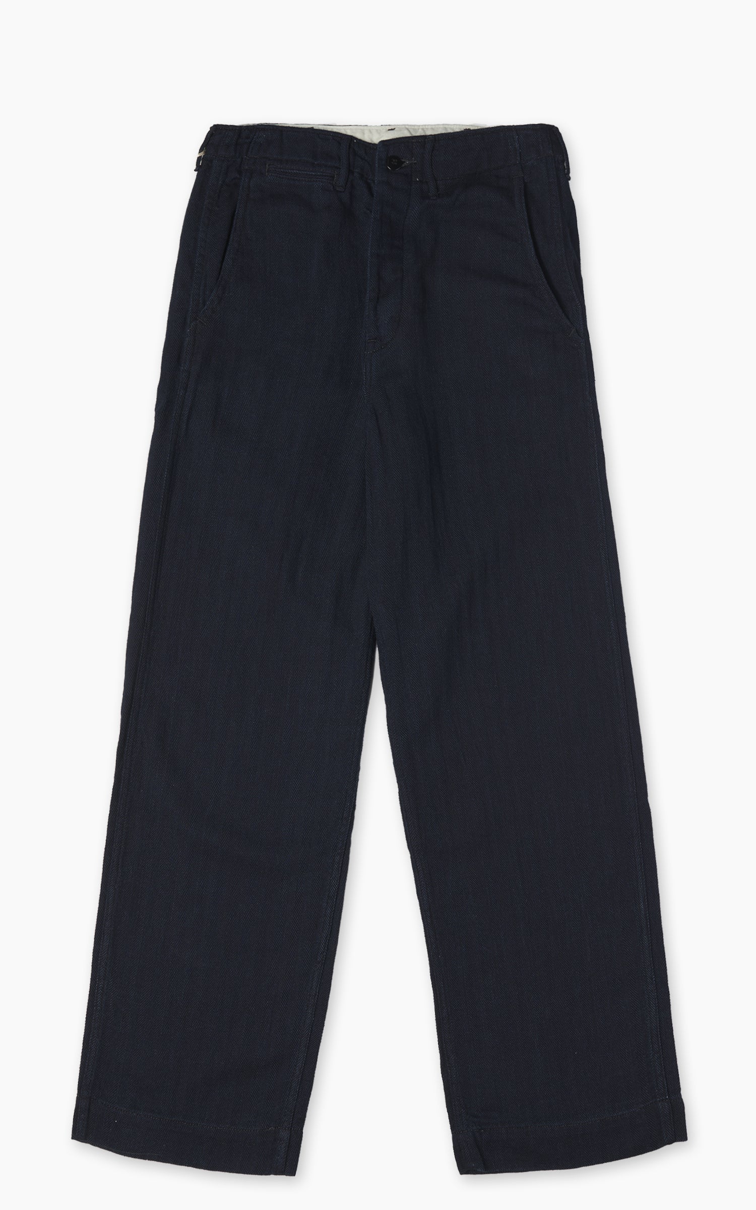 Fullcount 1201HE Army Chino Trouser Herringbone Indigo