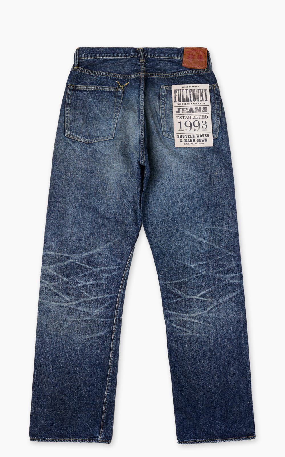 Fullcount 1353-S0105 Wide Denim "More Than Just Fear" Indigo Blue 13.7oz
