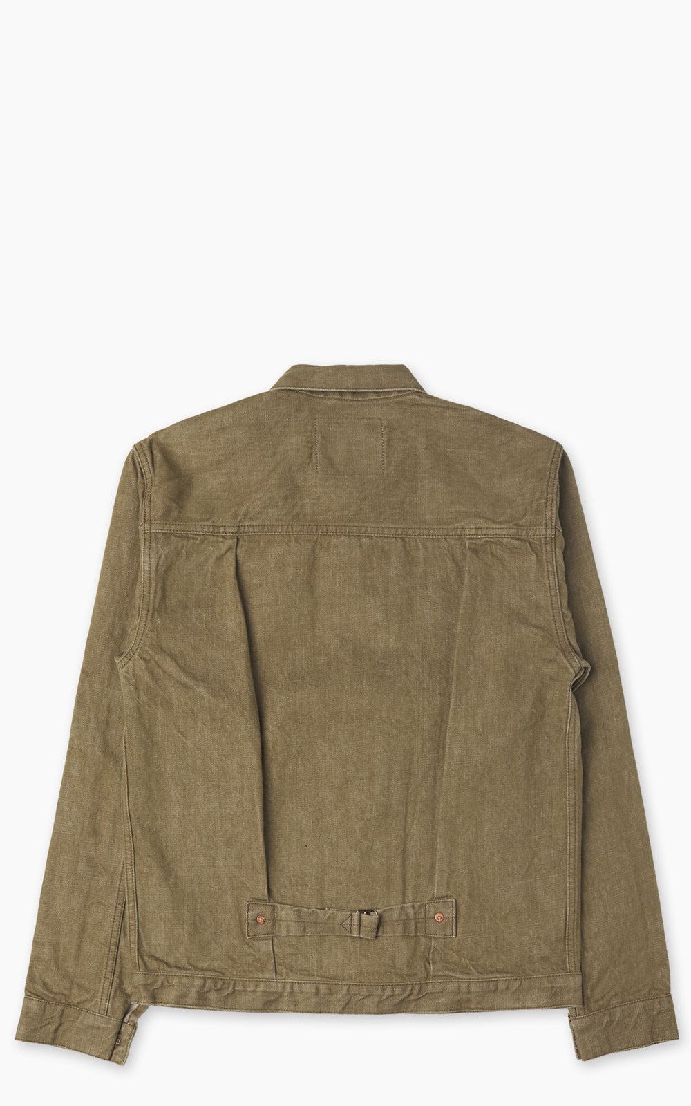 Fullcount 2107OD Type 1 Selvedge Denim Jacket Olive Drab