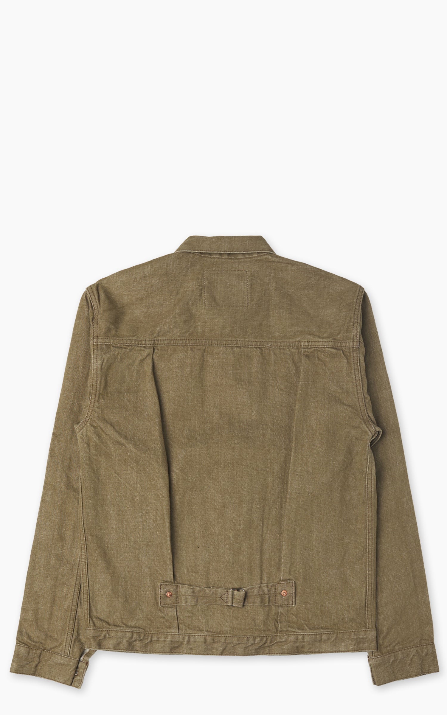 Fullcount 2107OD Type 1 Selvedge Denim Jacket Olive Drab