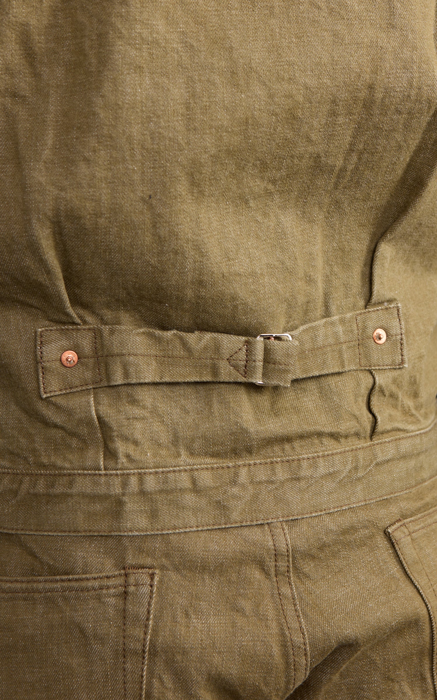 Fullcount 2107OD Type 1 Selvedge Denim Jacket Olive Drab