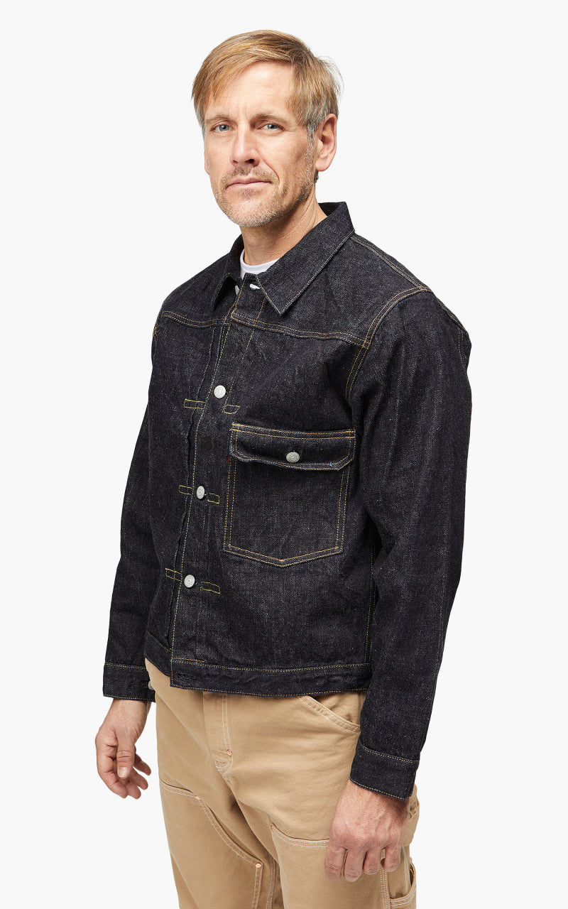 Fullcount 2107XXW Type 1 Selvedge Denim Jacket Heavy Ounce One Wash Indigo