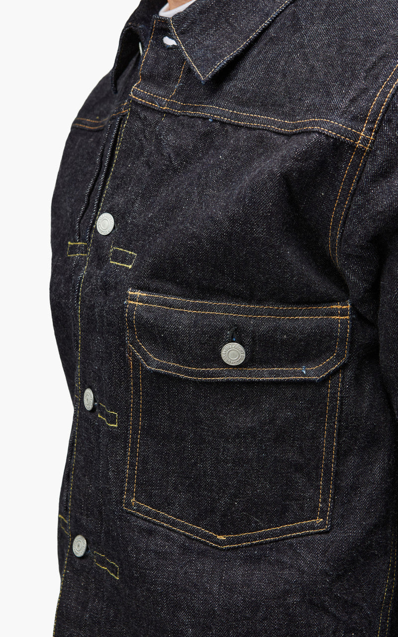 Fullcount 2107XXW Type 1 Selvedge Denim Jacket Heavy Ounce One Wash Indigo