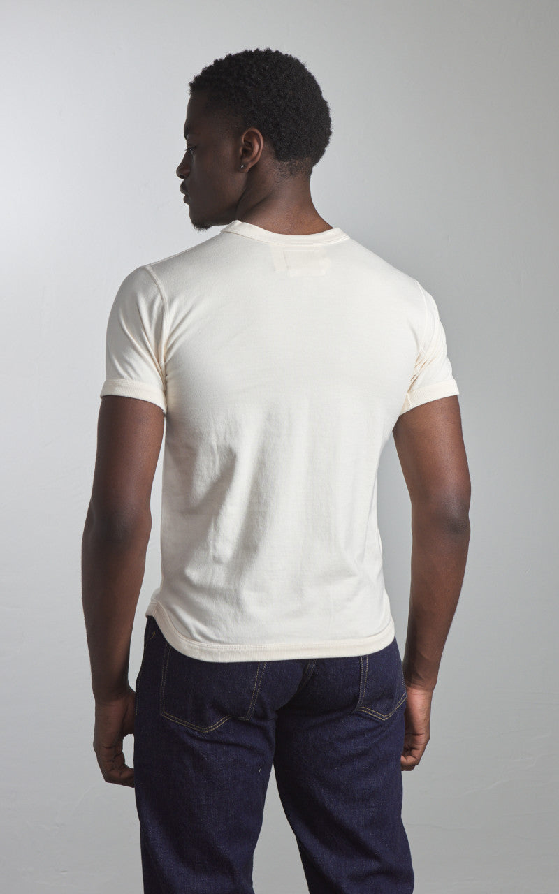 Fullcount 5222-22 Flat Seam Heavyweight T-Shirt Ecru