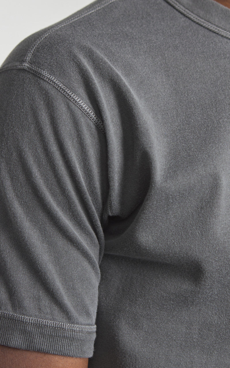 Fullcount 5222-25 Flat Seam Heavyweight T-Shirt Pigment Dyed Ink Black