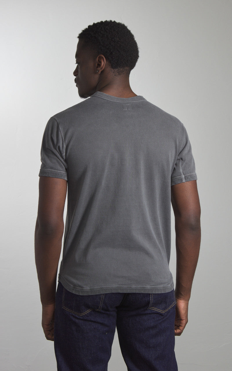 Fullcount 5222-25 Flat Seam Heavyweight T-Shirt Pigment Dyed Ink Black