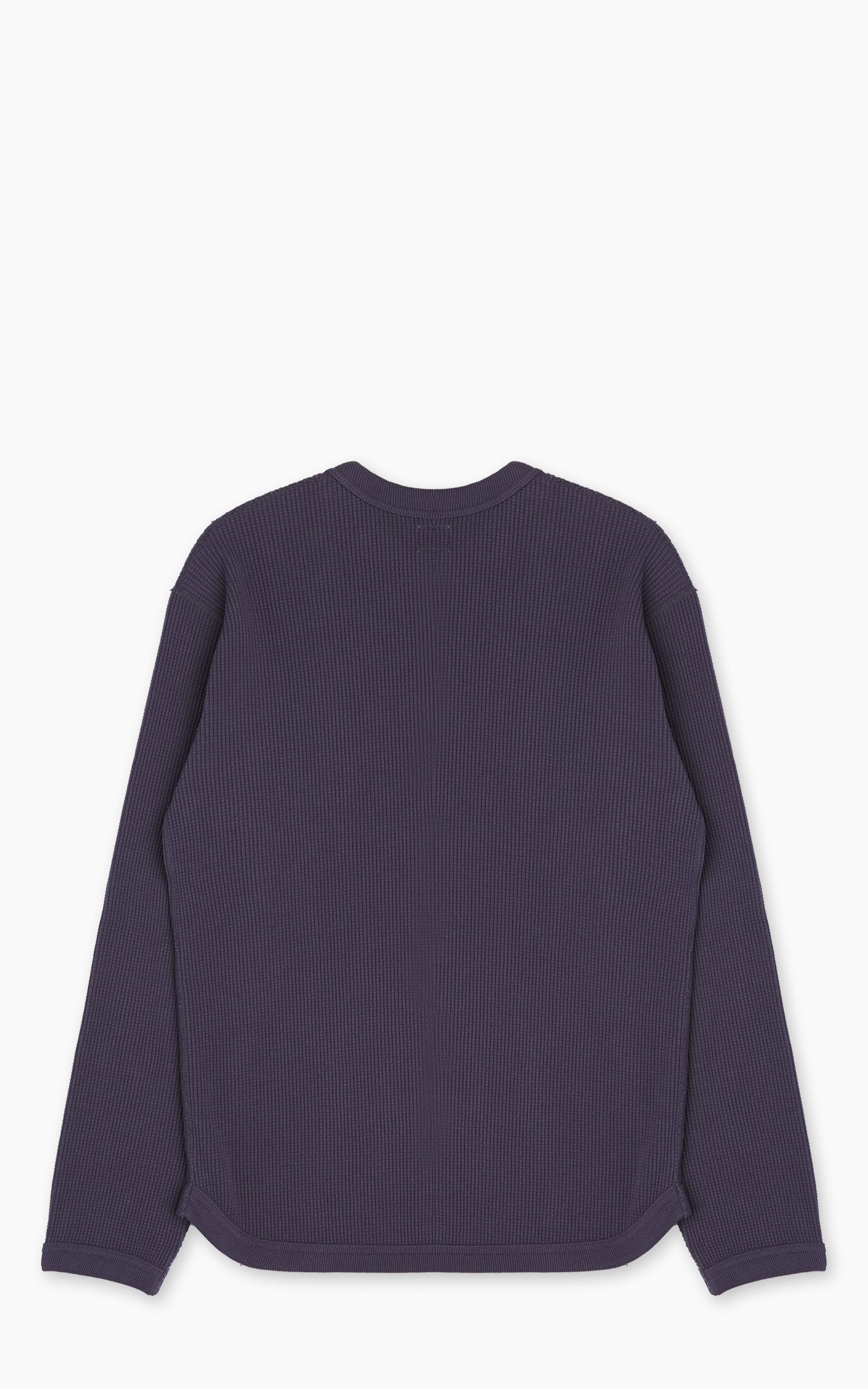 Fullcount 5964-25 Heavyweight Waffle Longsleeve T-Shirt Egg Plant