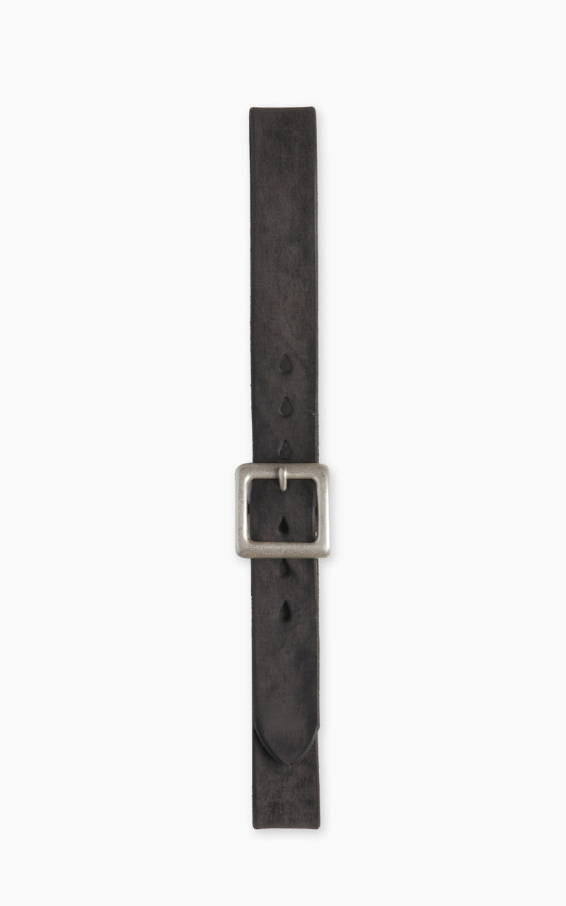 Fullcount 6211 Wild Leather Garrison Belt Black