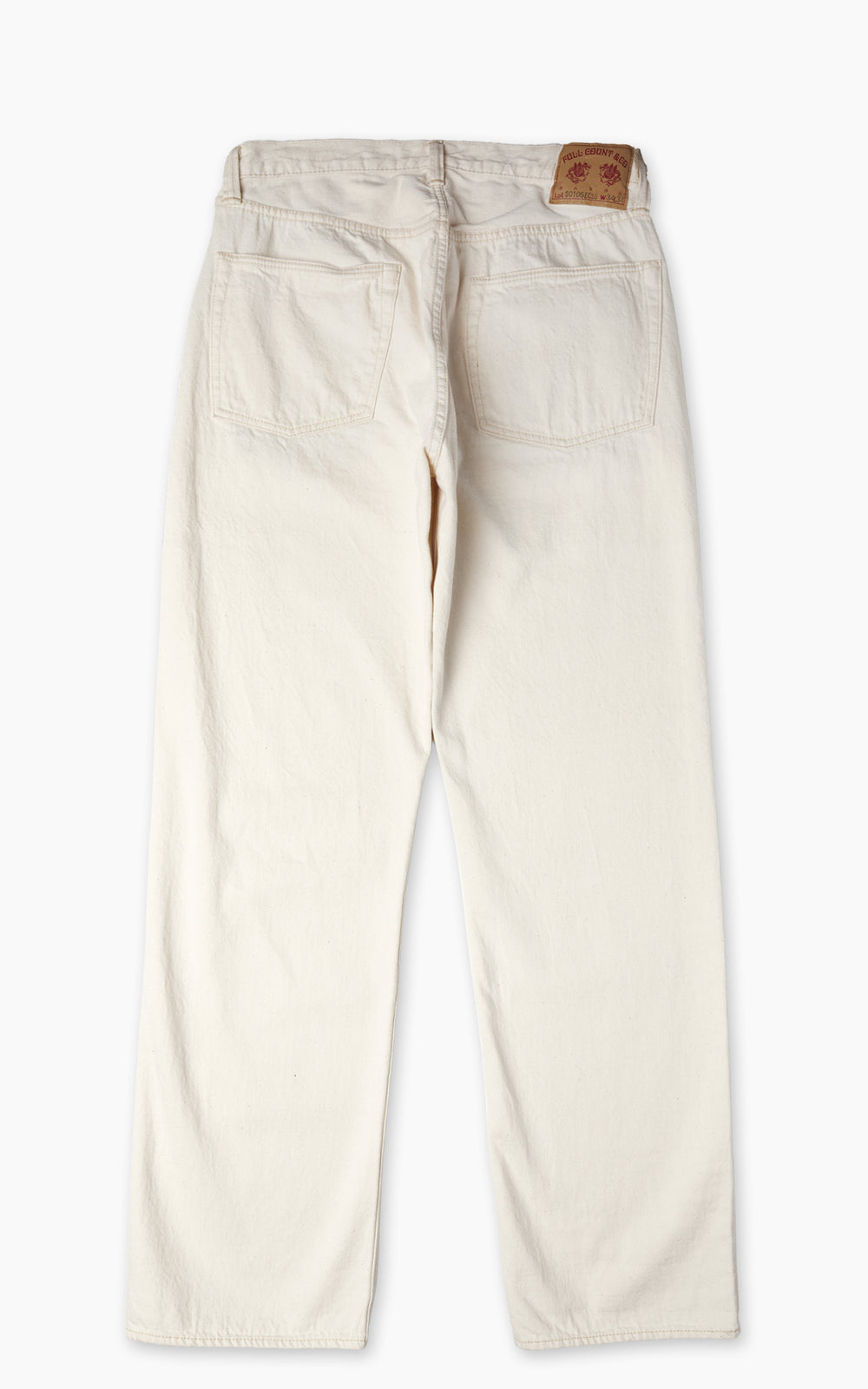 Fullcount S0105ECSSW WWII Model Selvedge Denim One Wash Ecru