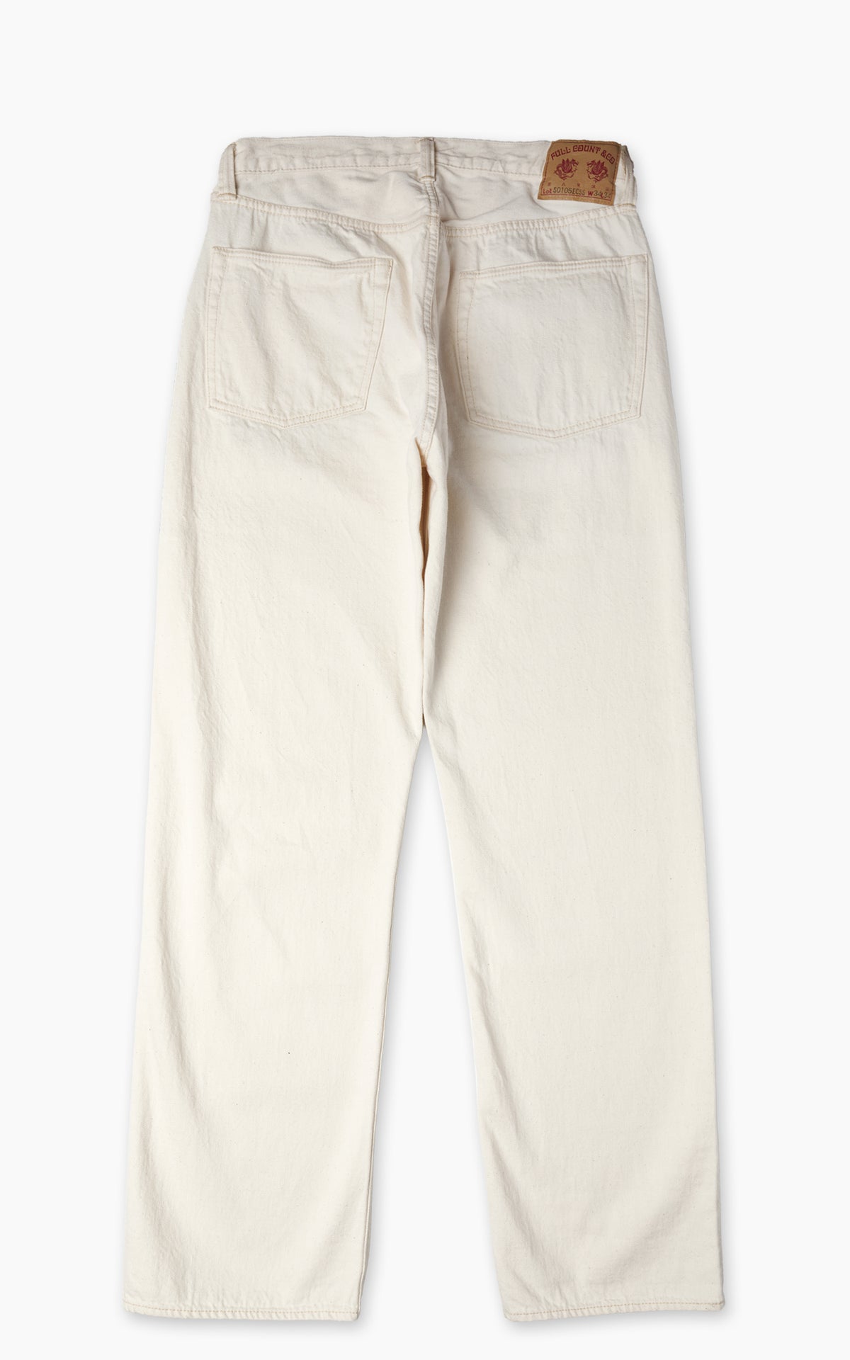 Fullcount S0105ECSSW WWII Model Selvedge Denim One Wash Ecru