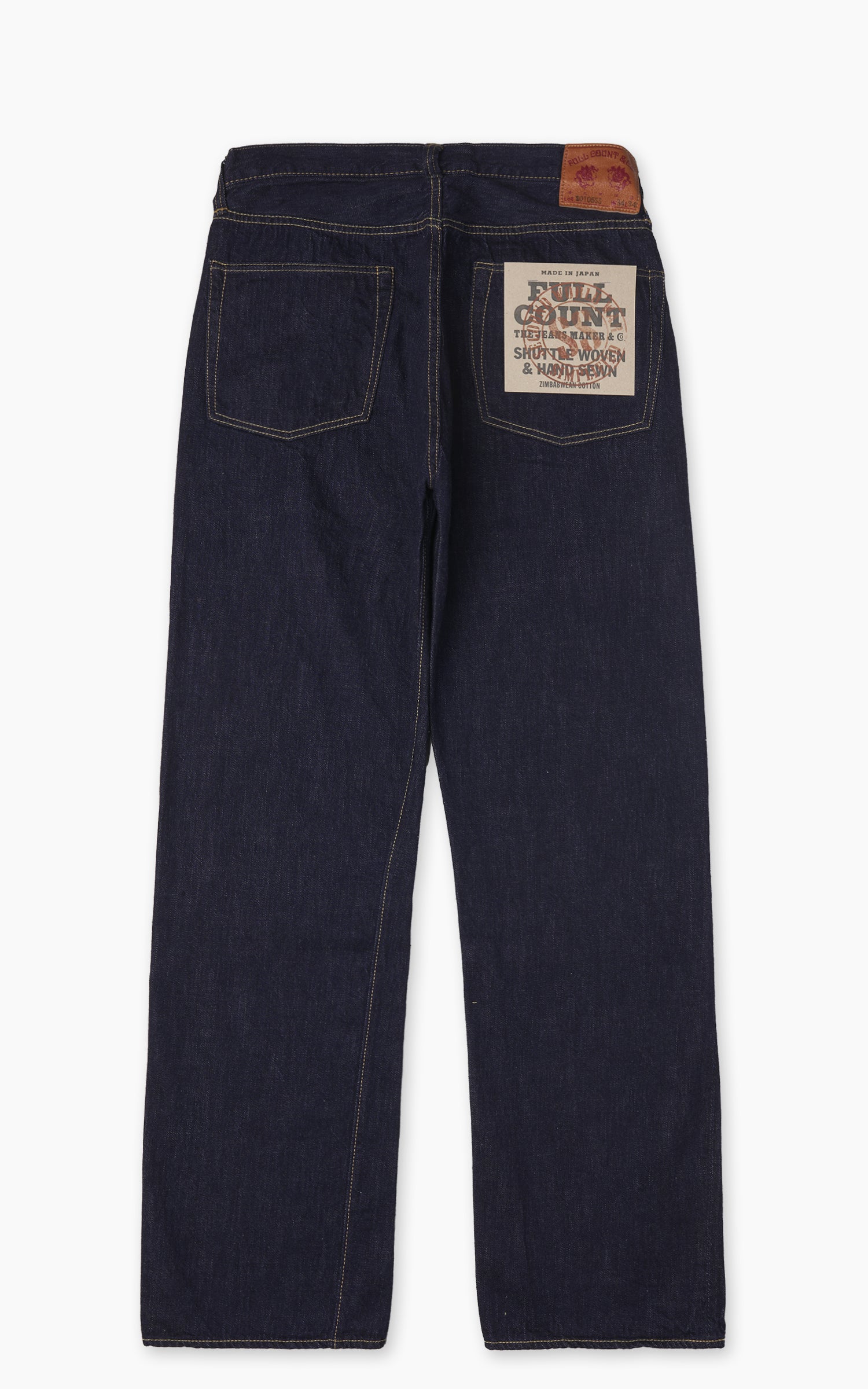 Fullcount S0105SSW WWII Model Denim Pants One Wash Indigo 11.5oz