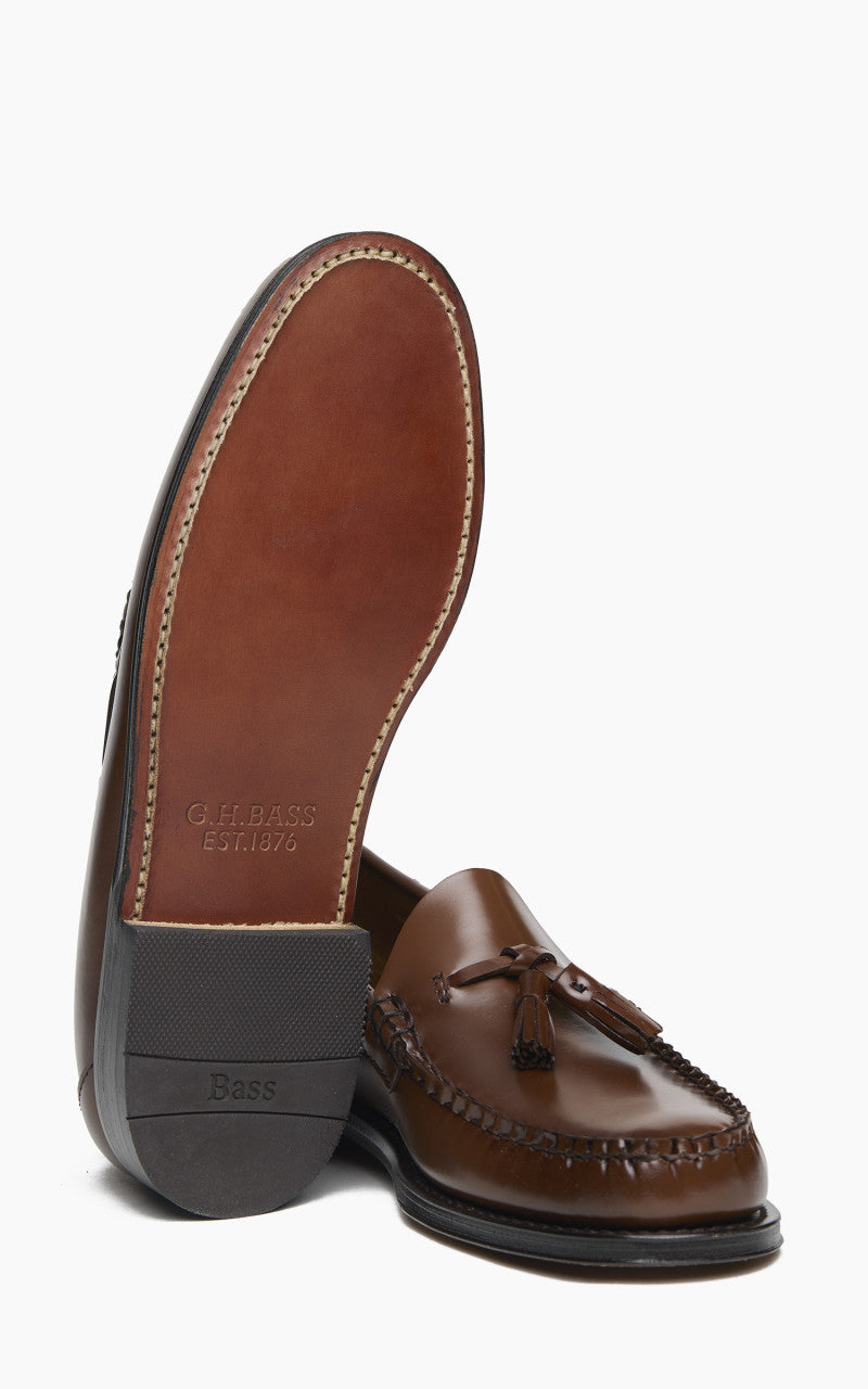G.H. Bass Weejuns Larkin Tassel Loafers Brown