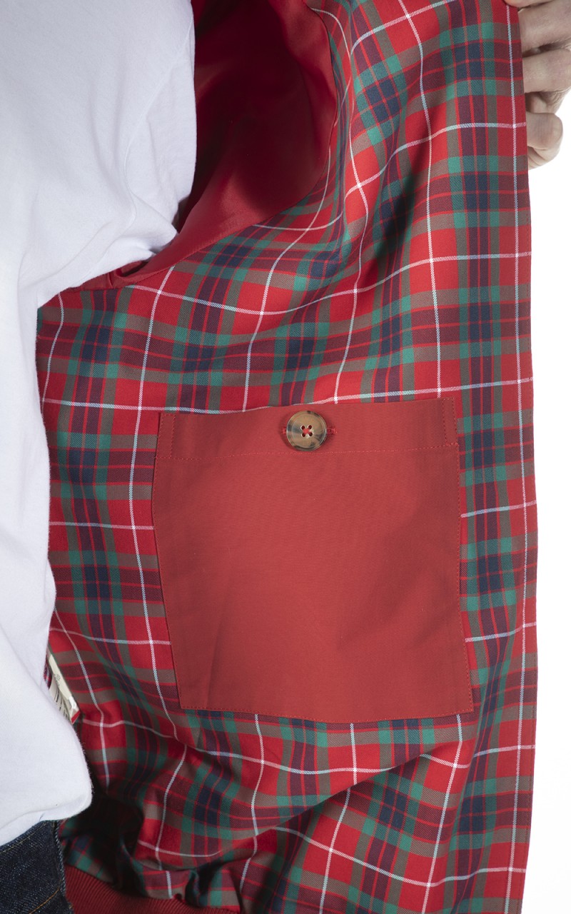 Baracuta G9 Classic Harrington Jacket Dark Red