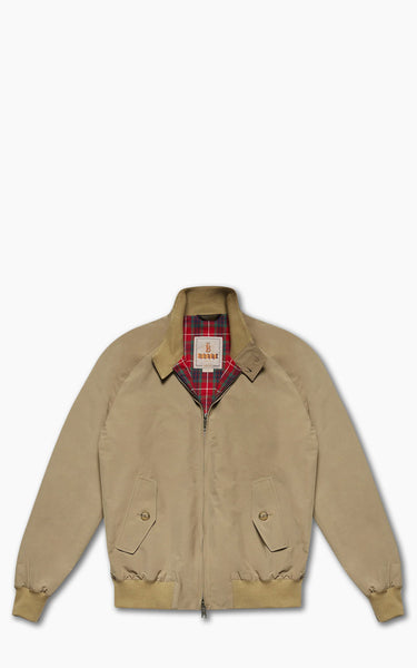 Baracuta G9 Mens Tan Harrington Jacket Premium G9 Harrington Suede