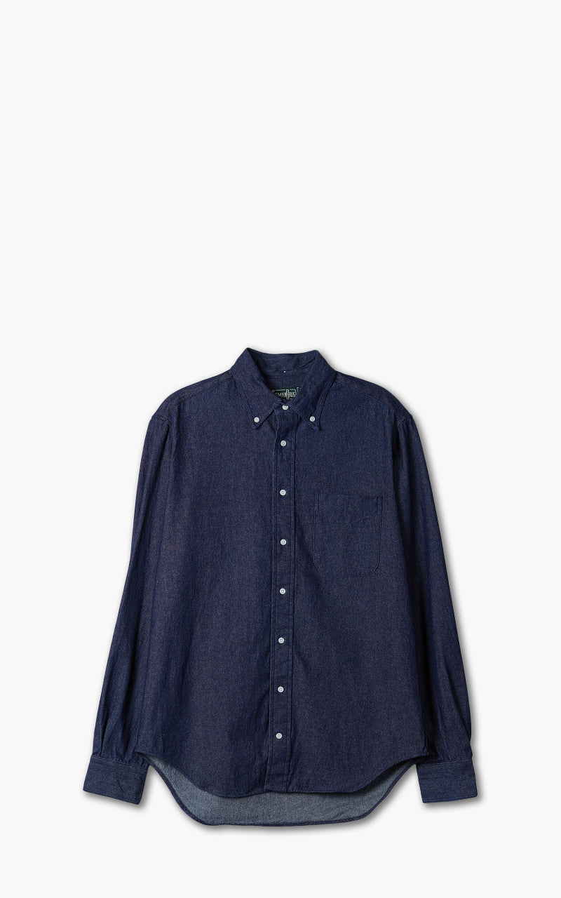 Gitman Vintage Button Down L/S Shirt Dark Denim Navy