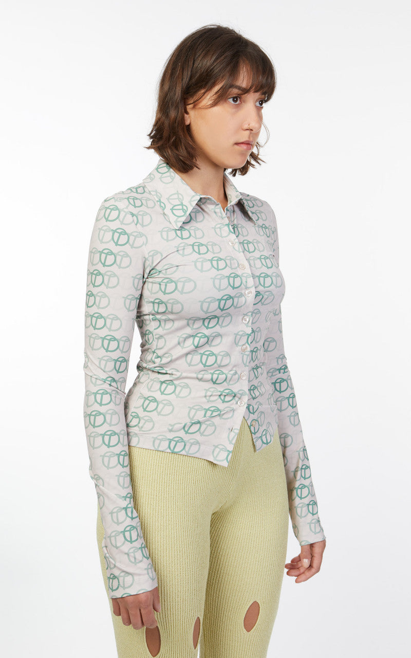 TheOpen Product Gradational Symbol Shirt Green
