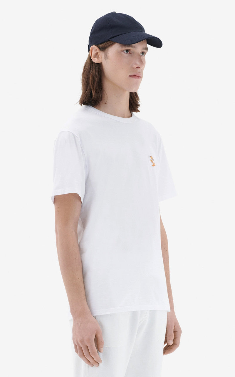 Maison Kitsuné Chillax Fox Patch Classic T-Shirt White