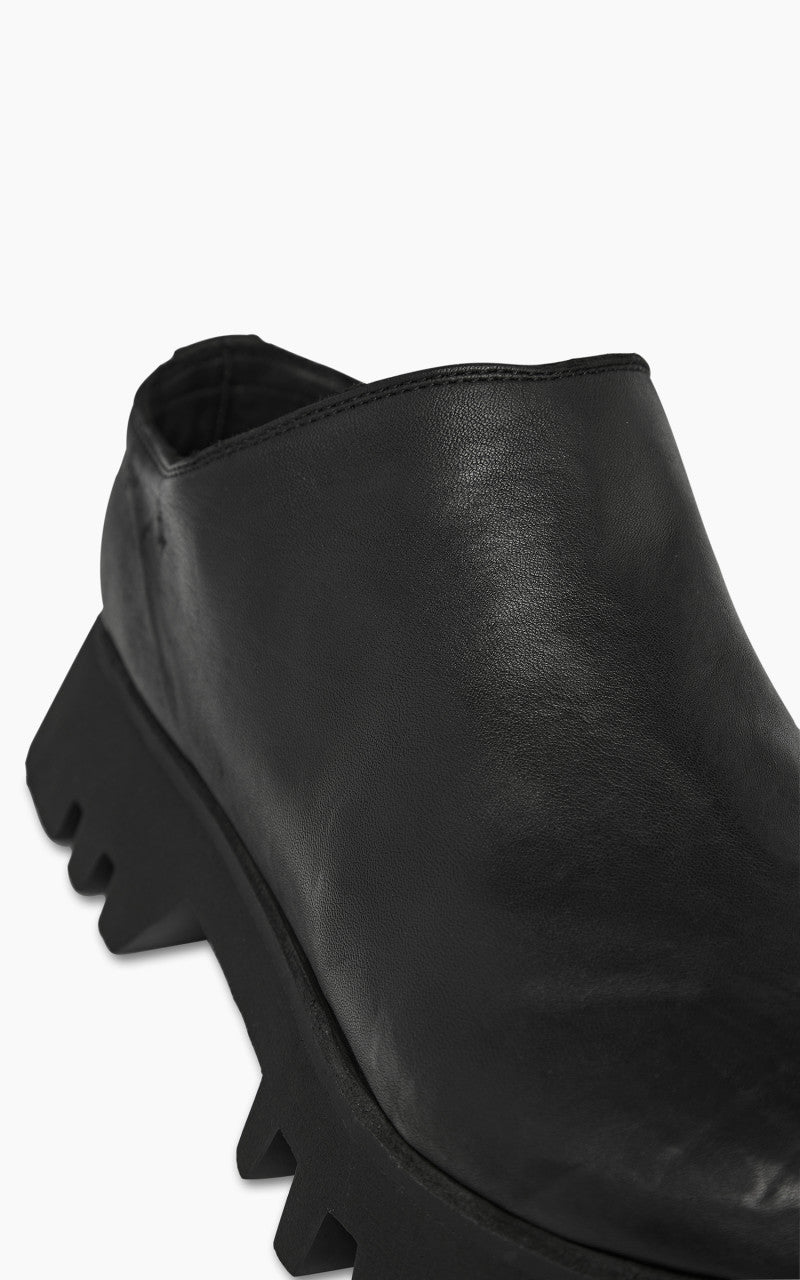 Guidi ZO01V Zoomorphic Sabot Slip On Loafer Leather Black