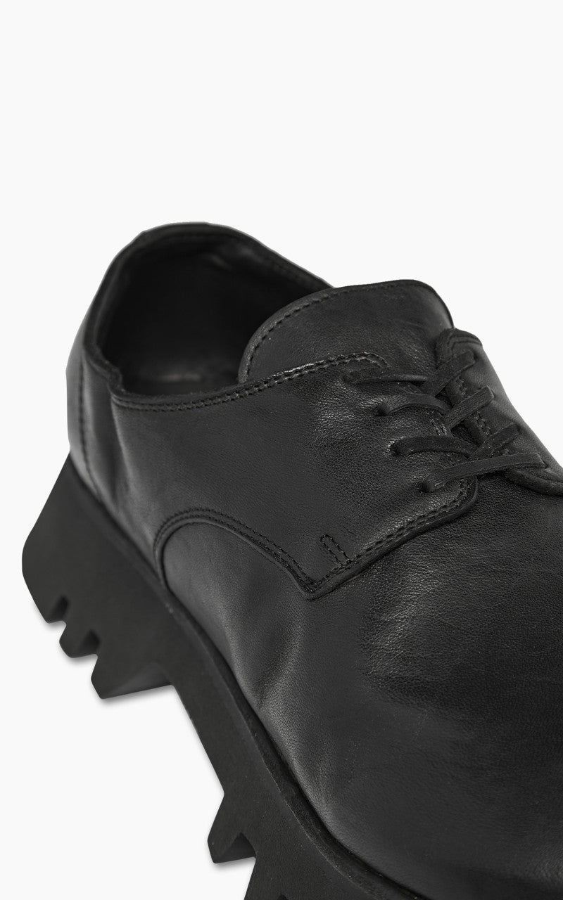 Guidi ZO02V Zoomorphic Derby Leather Black