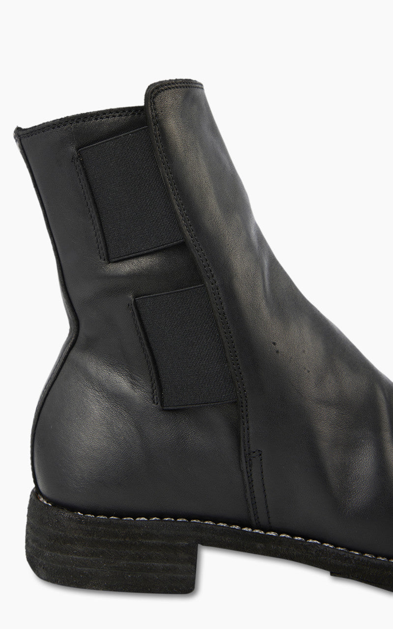 Guidi 79087 Leather Chelsea Boot Black
