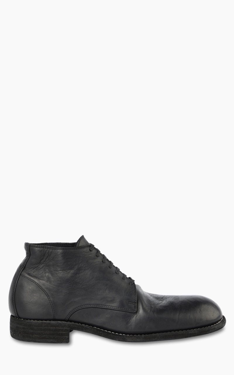 H*●様 GUIDI 994 Cordovan Boots Black 41.5 Guidi 994 Leather Desert Ankle Boot Black