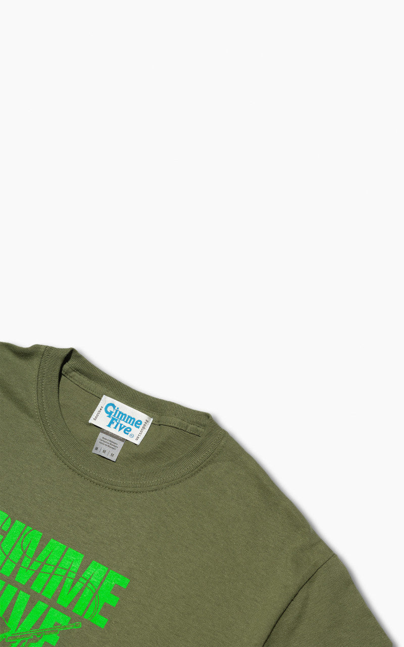 Gimme 5 Soldier Logo Tee Olive
