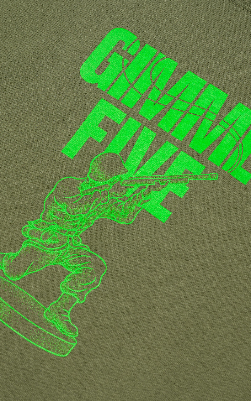 Gimme 5 Soldier Logo Tee Olive