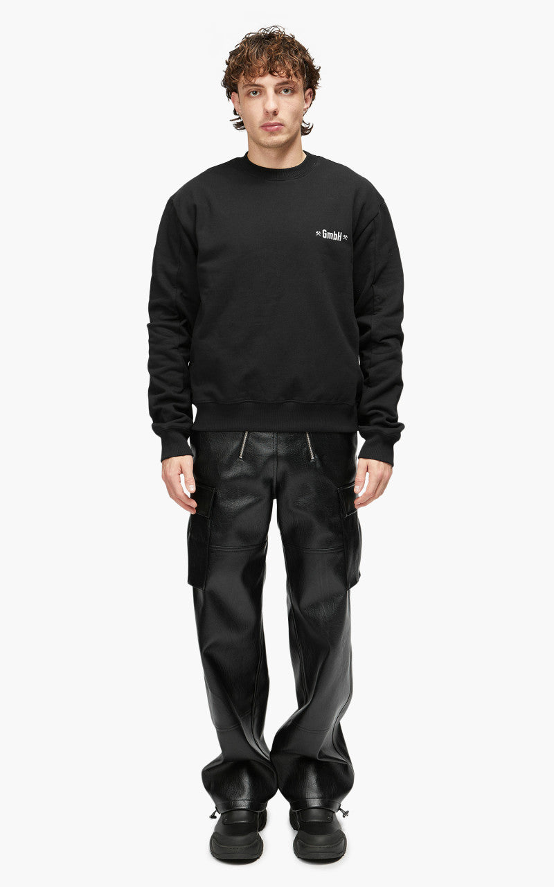 GmbH Berg Crewneck W Screensprint Black