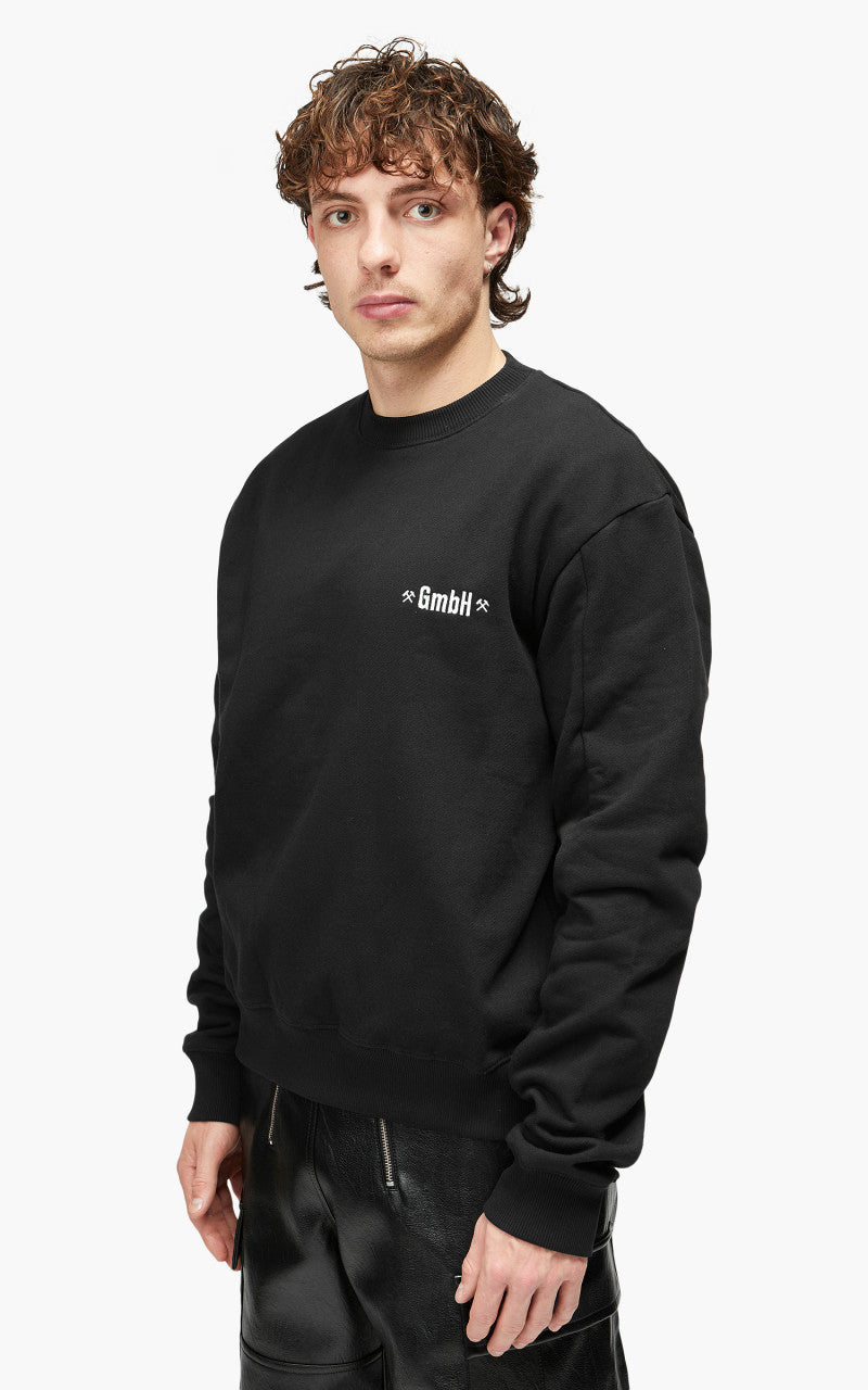 GmbH Berg Crewneck W Screensprint Black