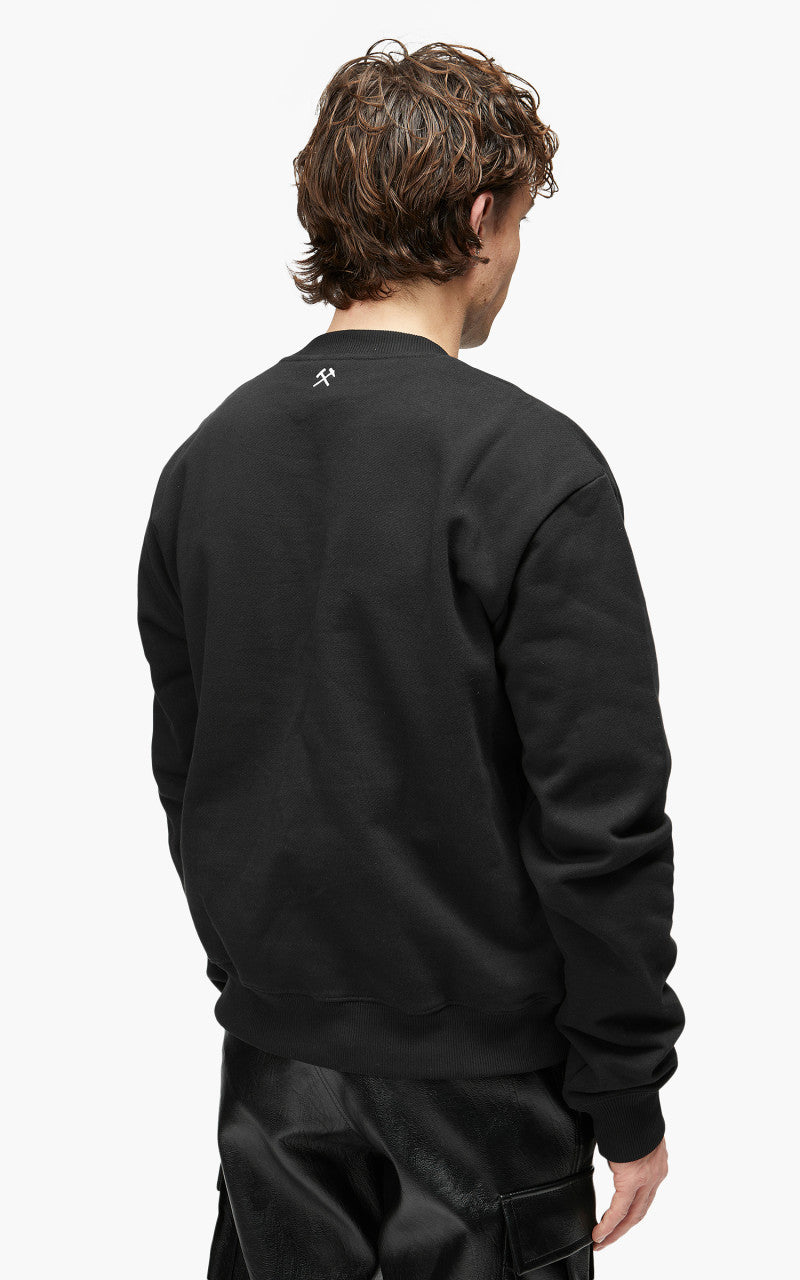 GmbH Berg Crewneck W Screensprint Black
