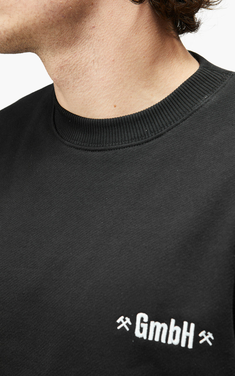GmbH Berg Crewneck W Screensprint Black
