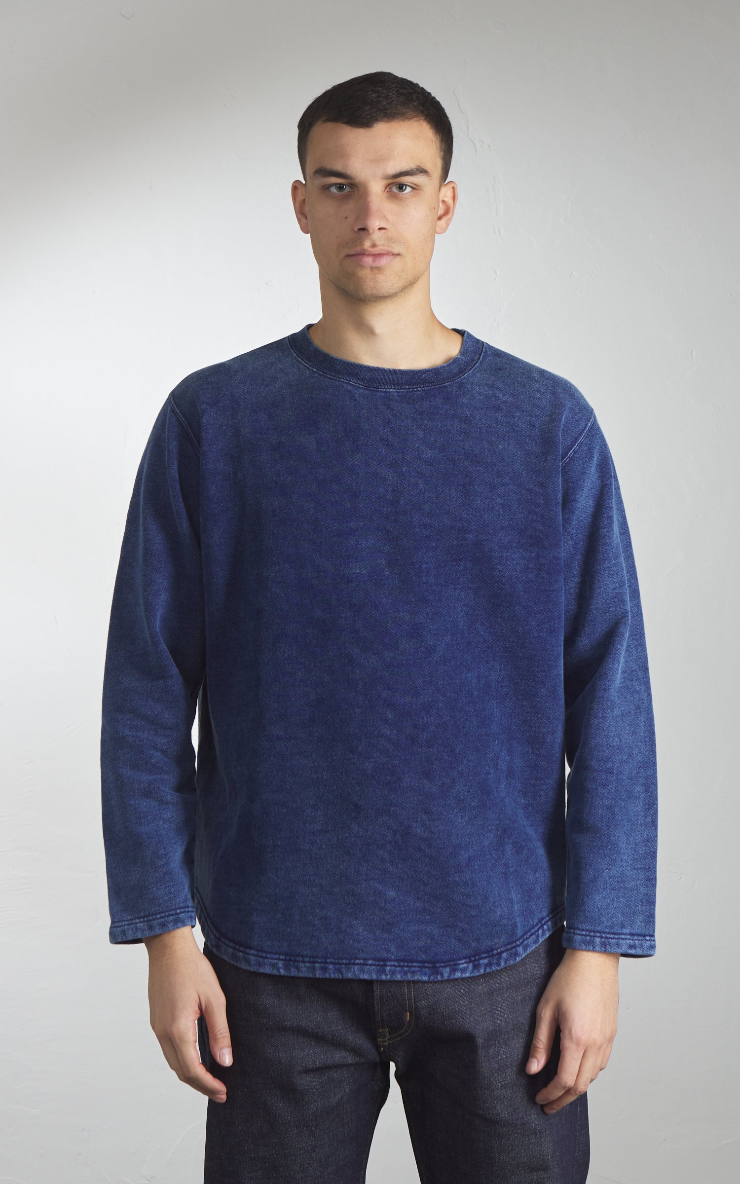 Good On Rough Crew Sweatshirt Indigo Shave