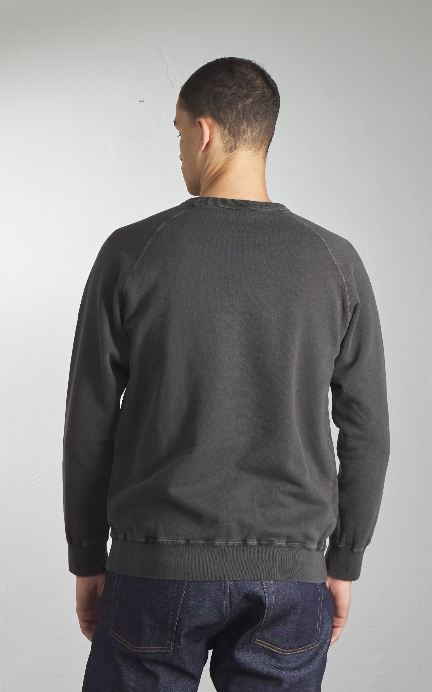 Good On Raglan Crew Sweatshirt P-Black