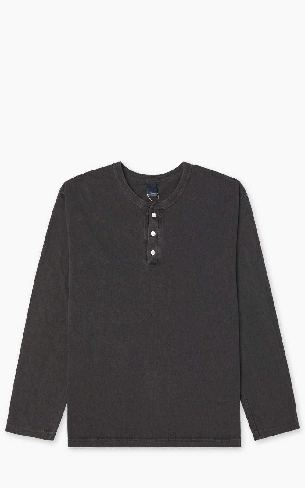 Good On L/S Henley T-Shirt P-Black