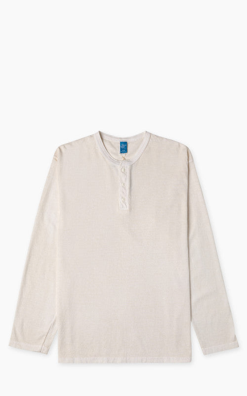 Good On L/S Henley T-Shirt P-Natural