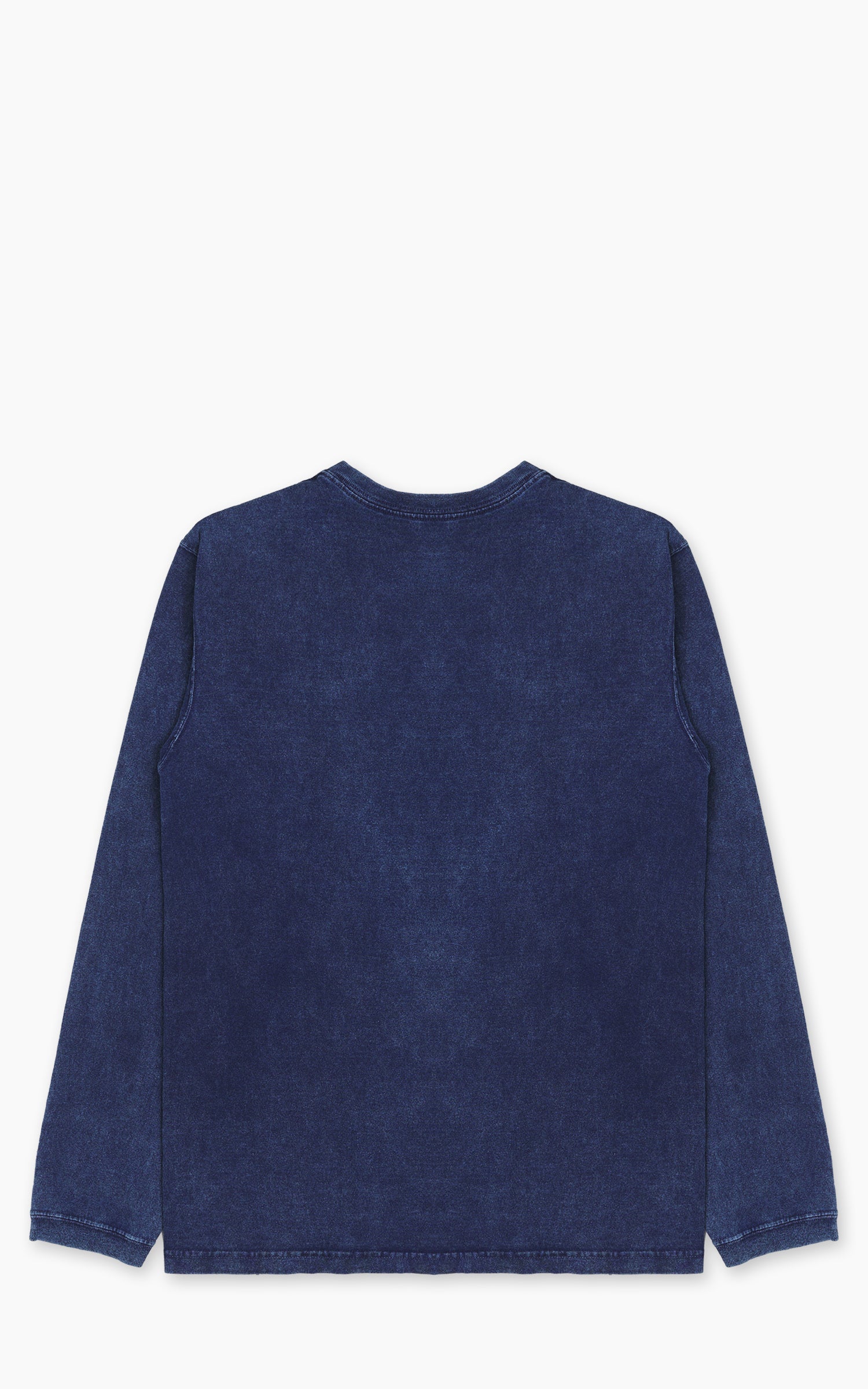 Good On L/S Crew T-Shirt Indigo Shave