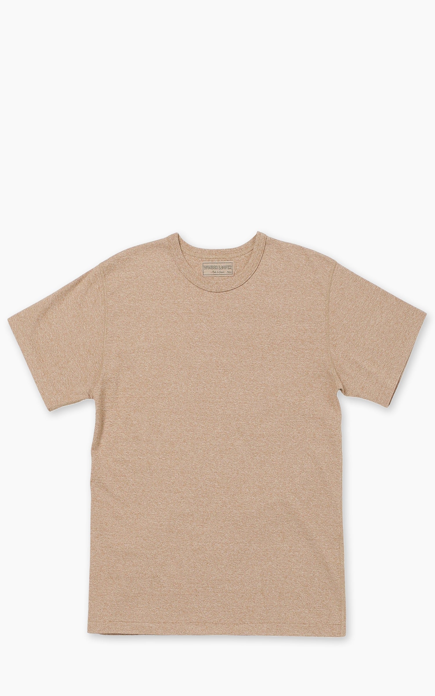 Wonder Looper Grandrelle Foxfibre® Tsuriami T-shirt Coyote 70 x Ecru