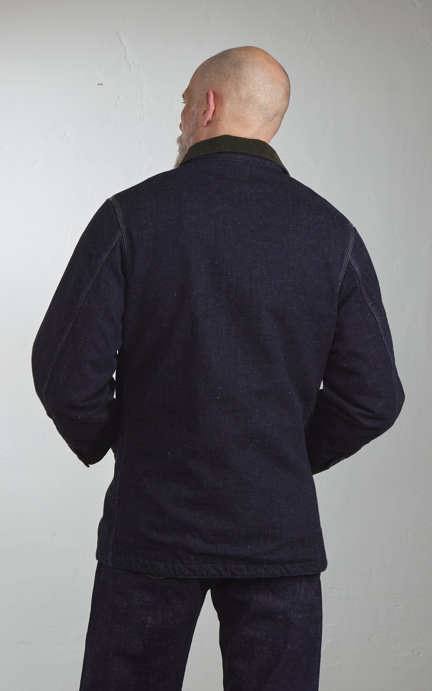 Graph Zero Blanket Lined Chore Jacket Indigo