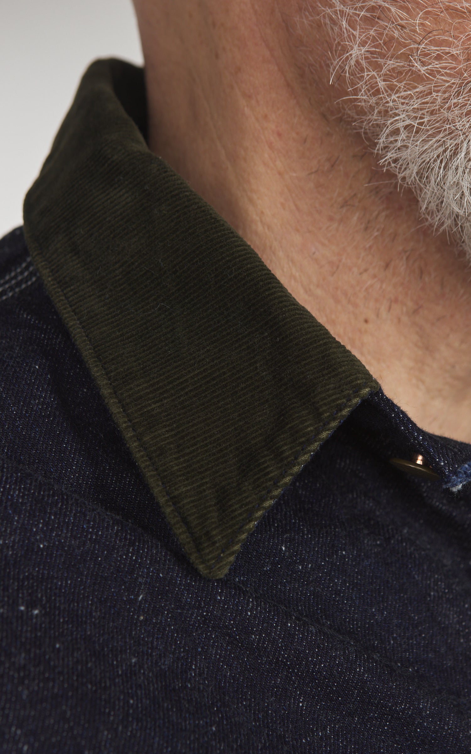 Graph Zero Blanket Lined Chore Jacket Indigo