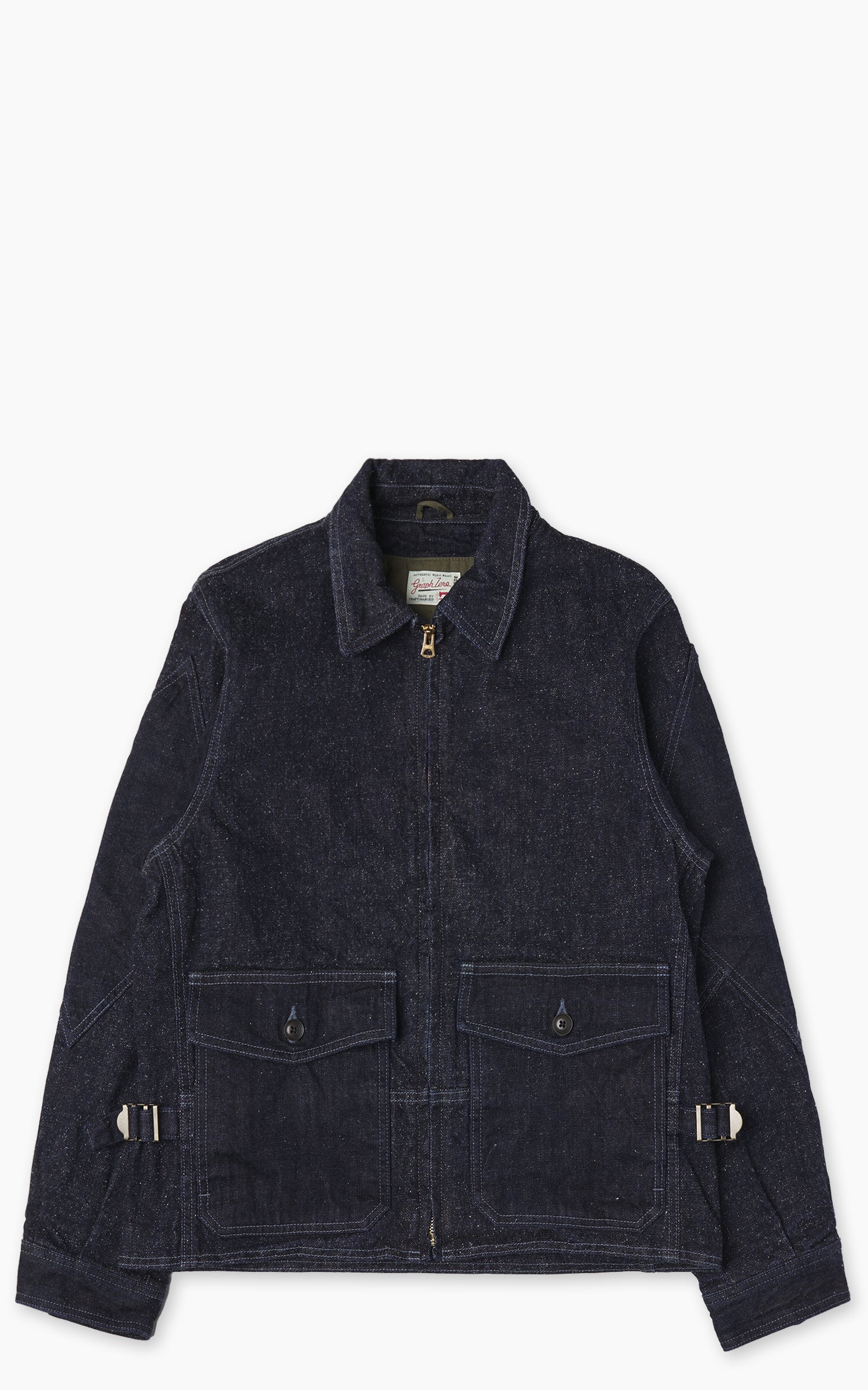 Graph Zero G8 Flight Jacket Denim Indigo