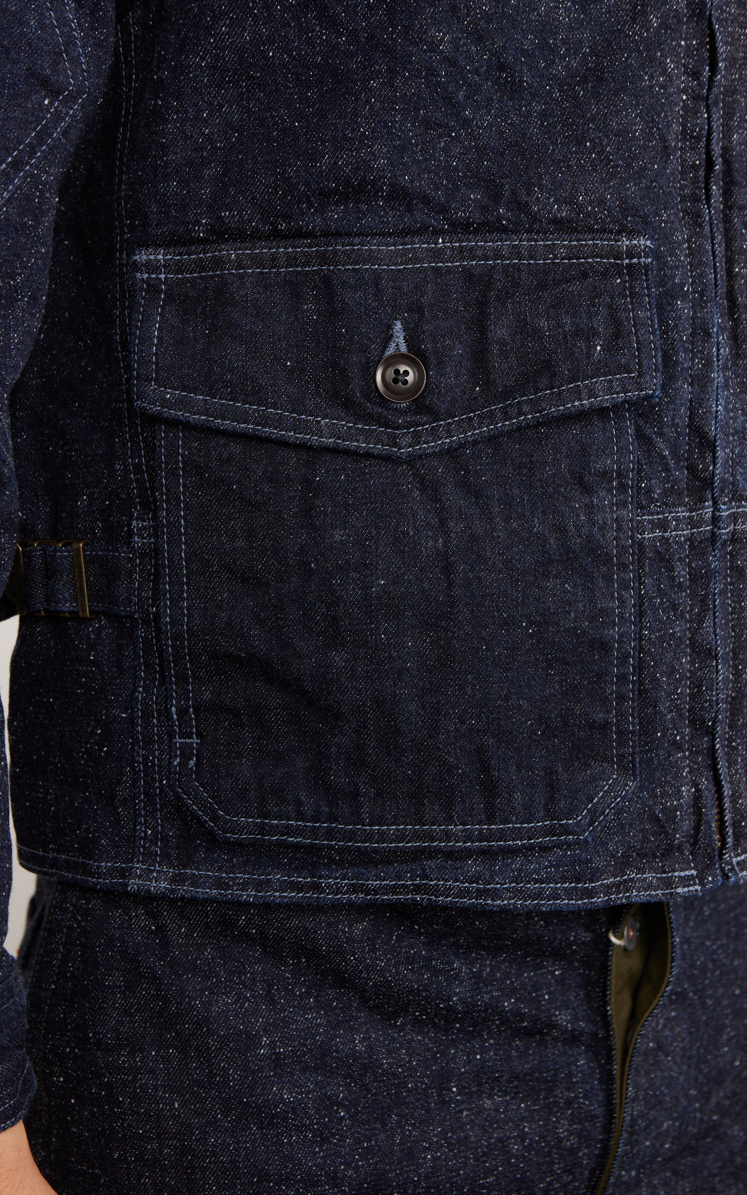 Graph Zero G8 Flight Jacket Denim Indigo