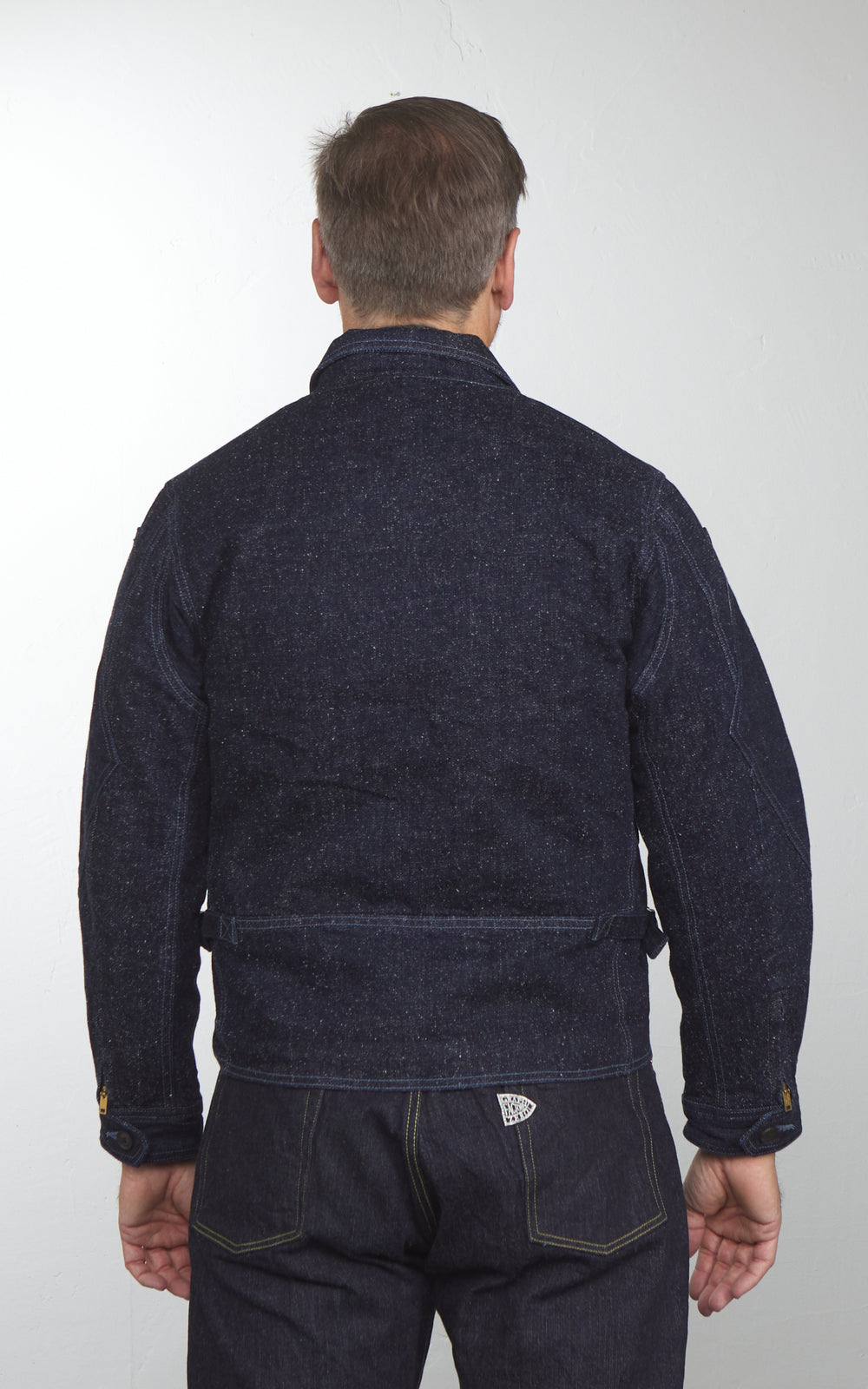Graph Zero G8 Flight Jacket Denim Indigo