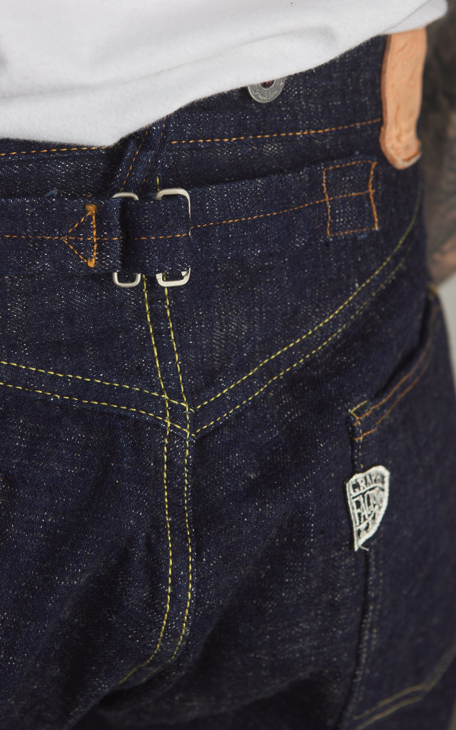 Graph Zero Heritage Loose Straight Jeans Slub Denim Indigo 15oz