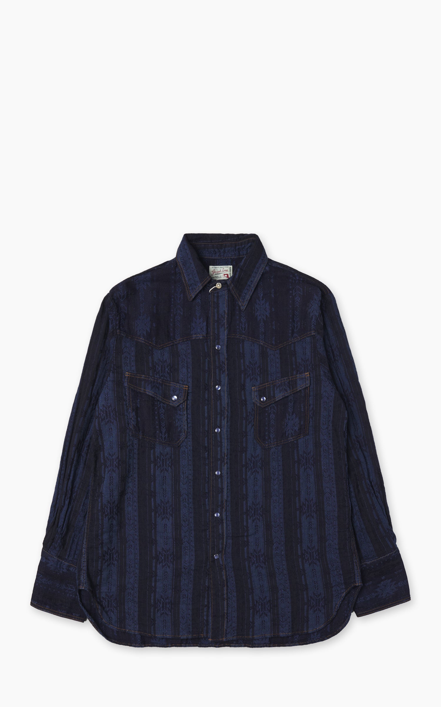 Graph Zero Railman Pants Neppy Denim Indigo