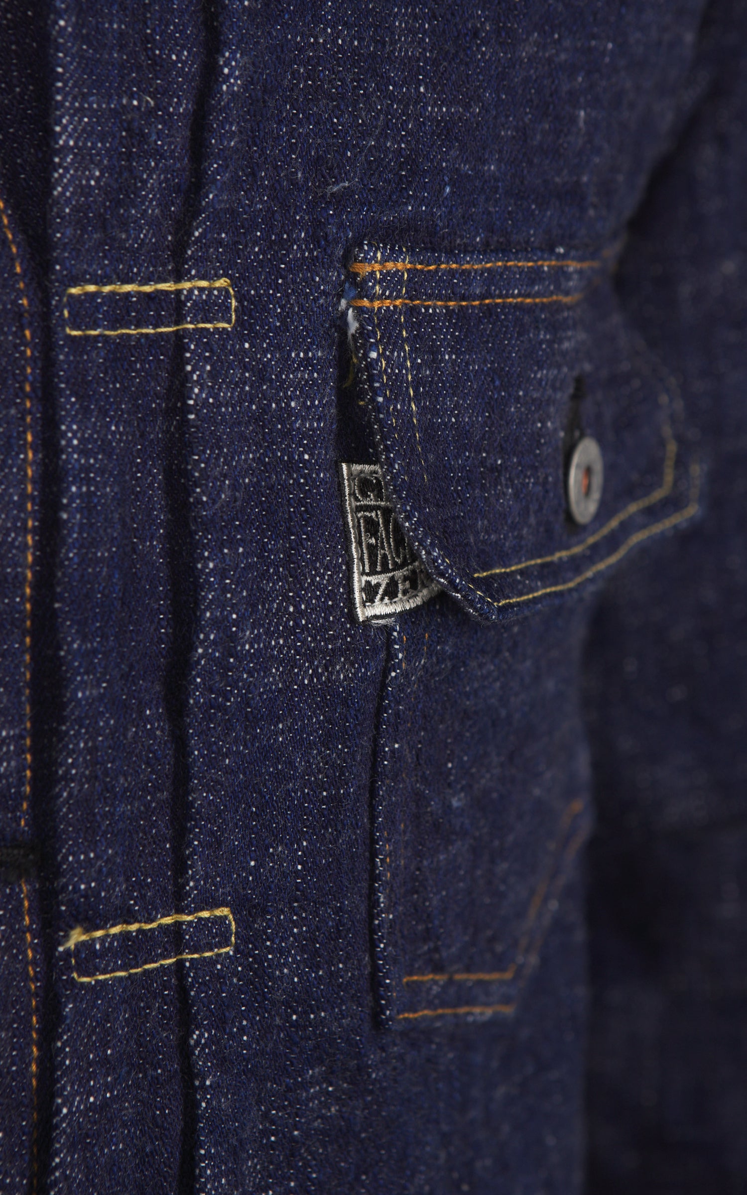 Graph Zero Skein Dyed Type 2 Denim Jacket Indigo 15oz